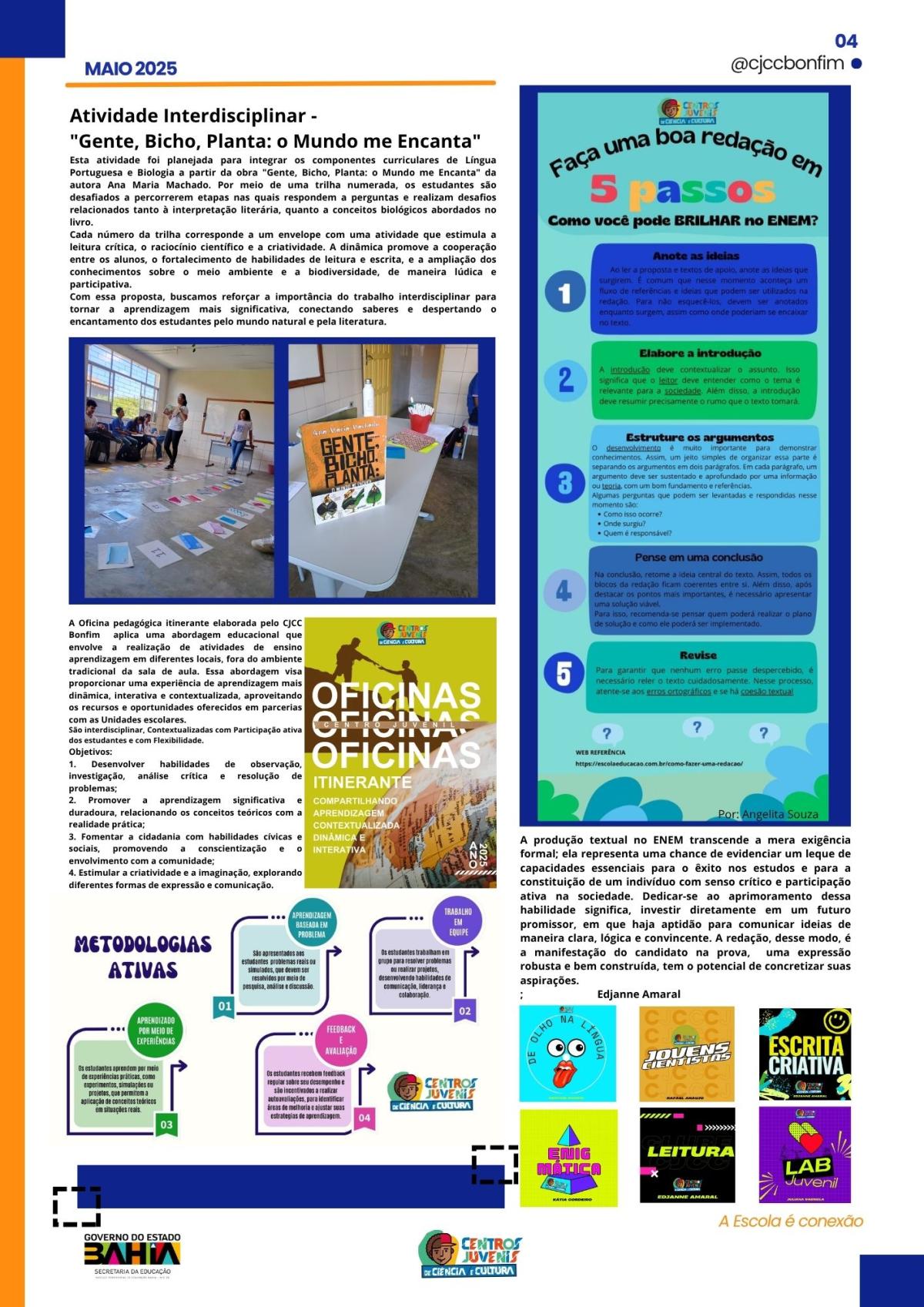 Página 4 do Jornal CJCC 2025